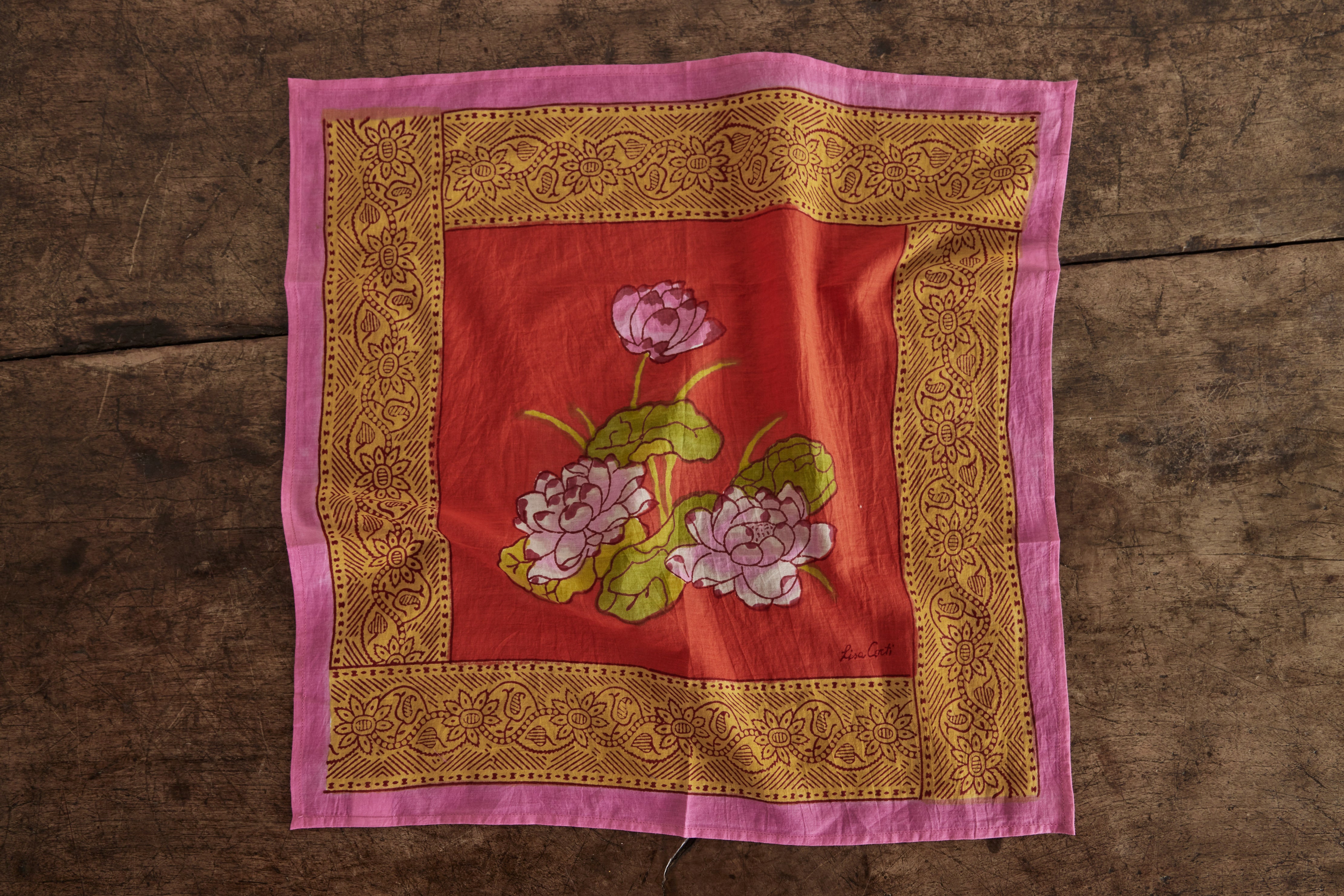 Lisa Corti, Tea Flower Napkin