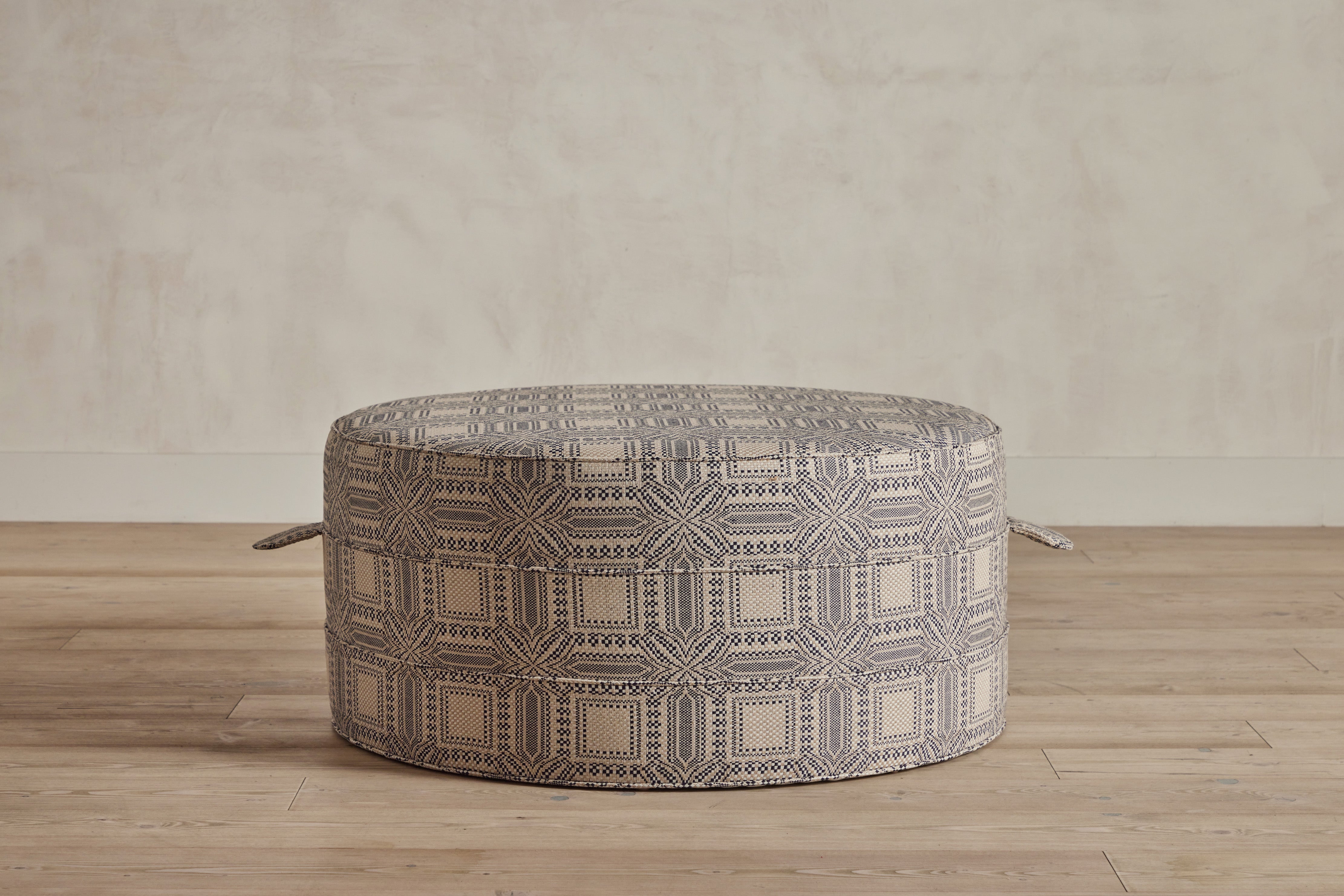 Nickey Kehoe 36" Round Hassock - In Stock