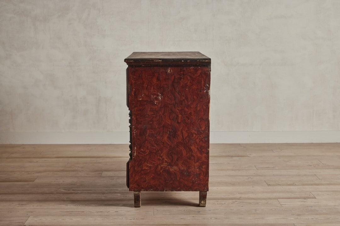 Folk Painted Chest of Drawers