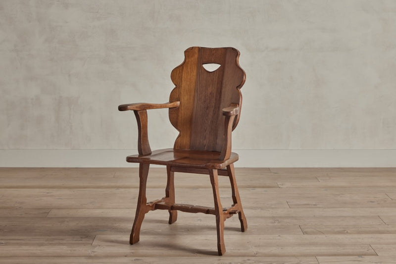 Pair of Danish Carved Chairs