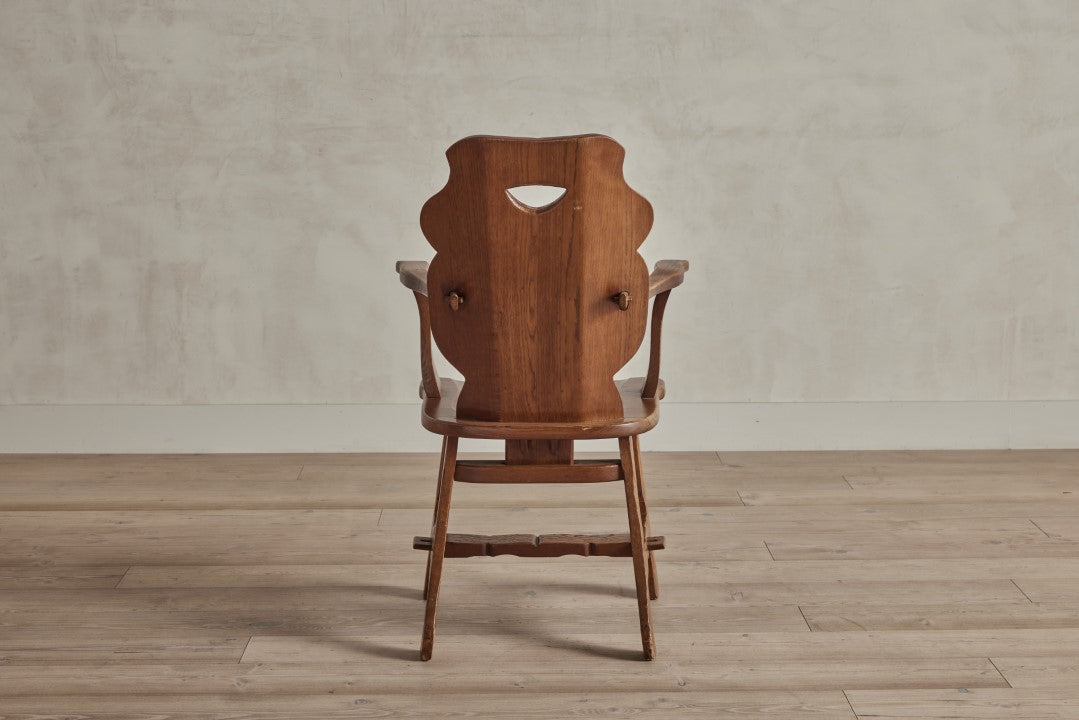 Pair of Danish Carved Chairs