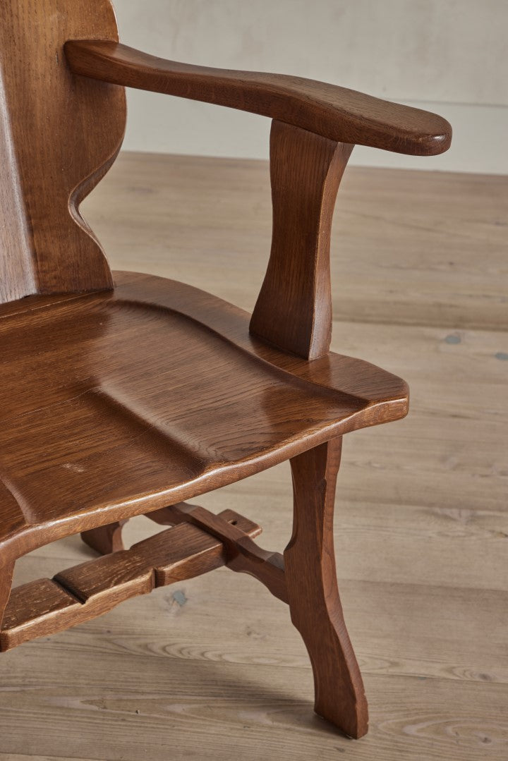 Pair of Danish Carved Chairs