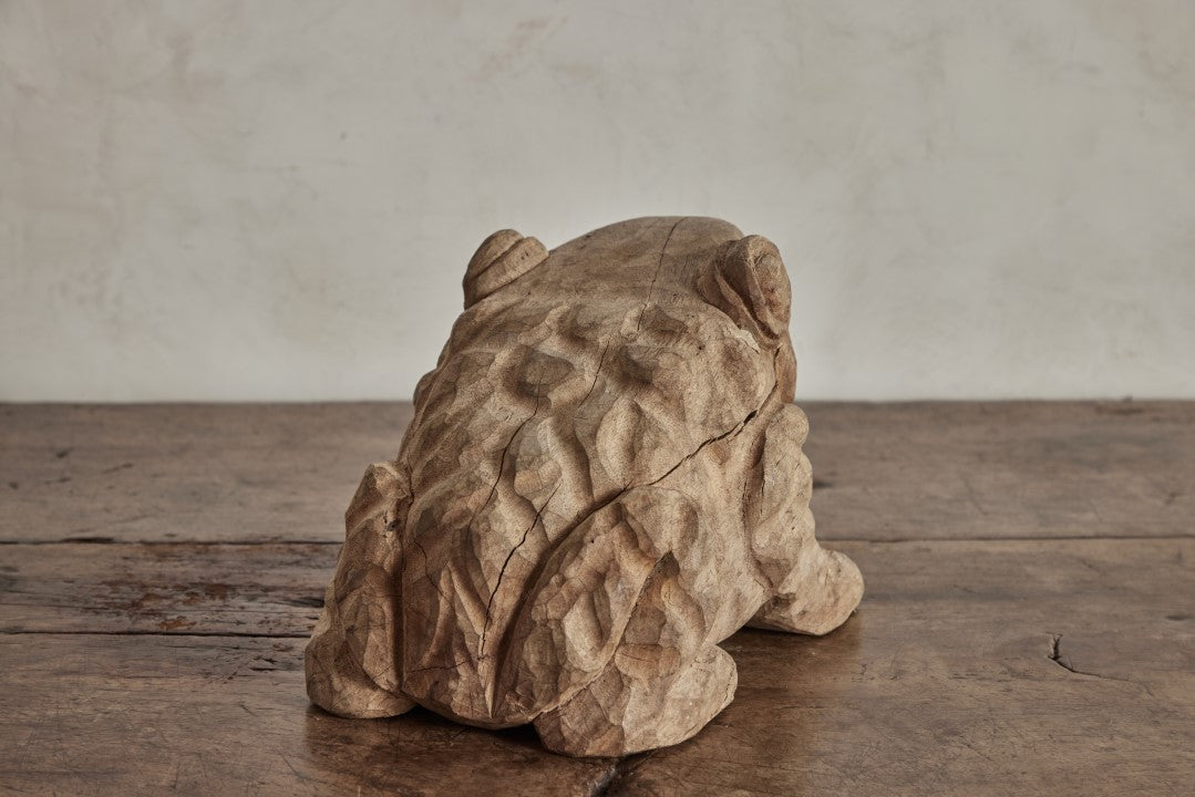 Folk Frog Sculpture