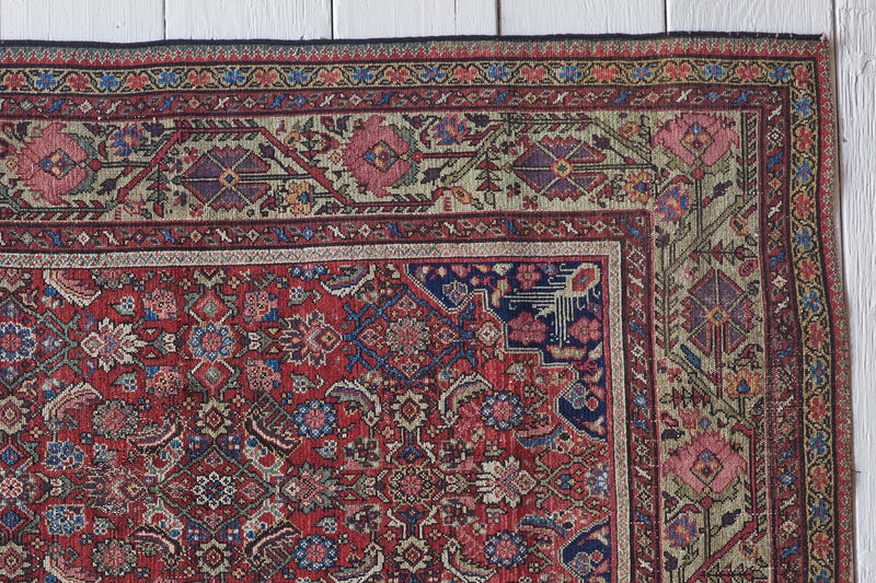 Antique Persian Bakhtiari Rug, 4'3 x 6'10
