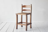 Oak and Rush Barstool