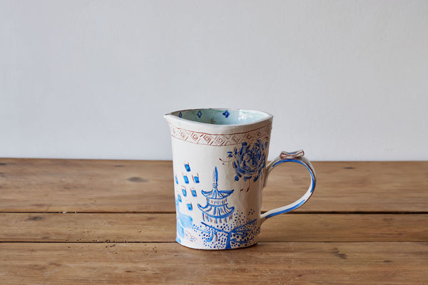 Sophie Wilson 1690, Small Blue & White Vase