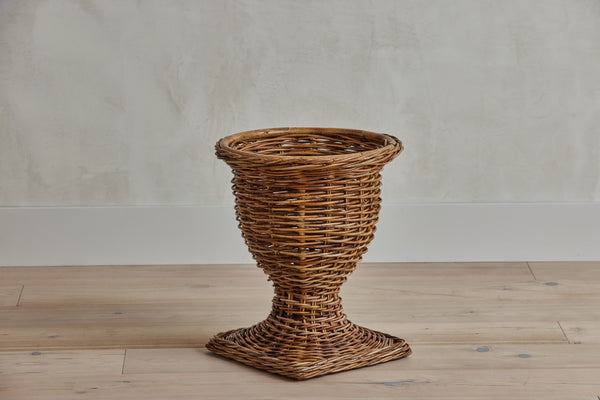 French Country Wicker Urn