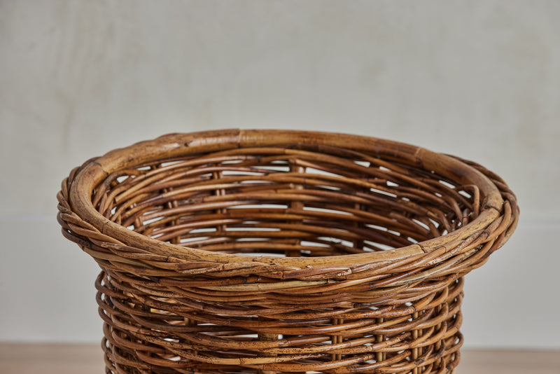 French Country Wicker Urn
