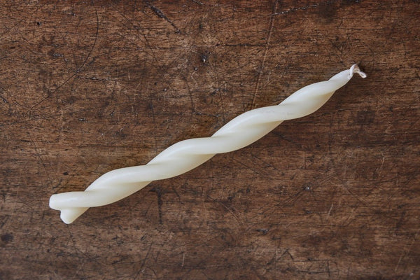 Hand Twisted Candle, Mother's Milk