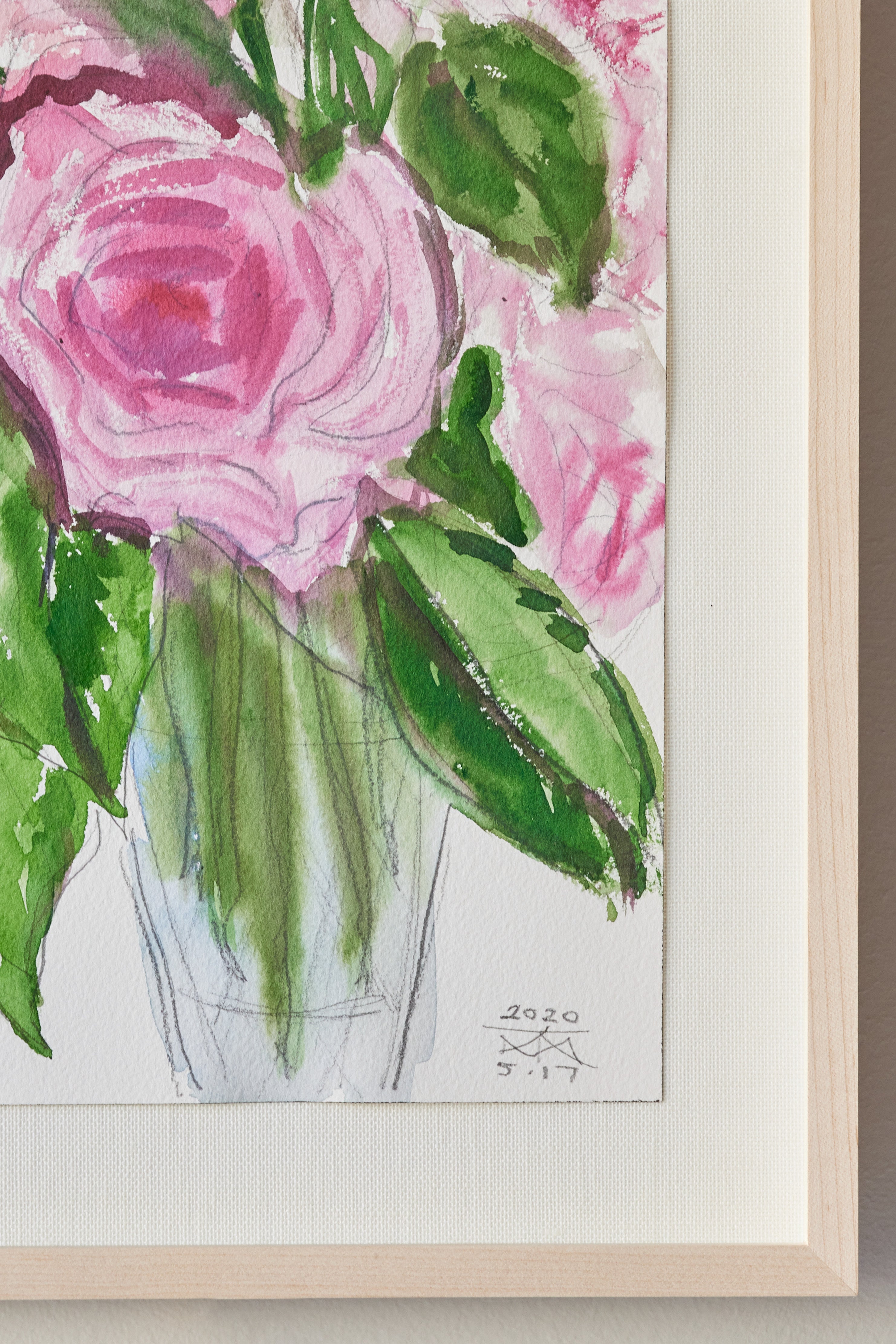Anne Mansour, Pink Garden Roses