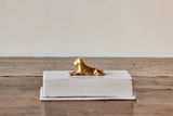 Gold Lion Incense Box & Holder
