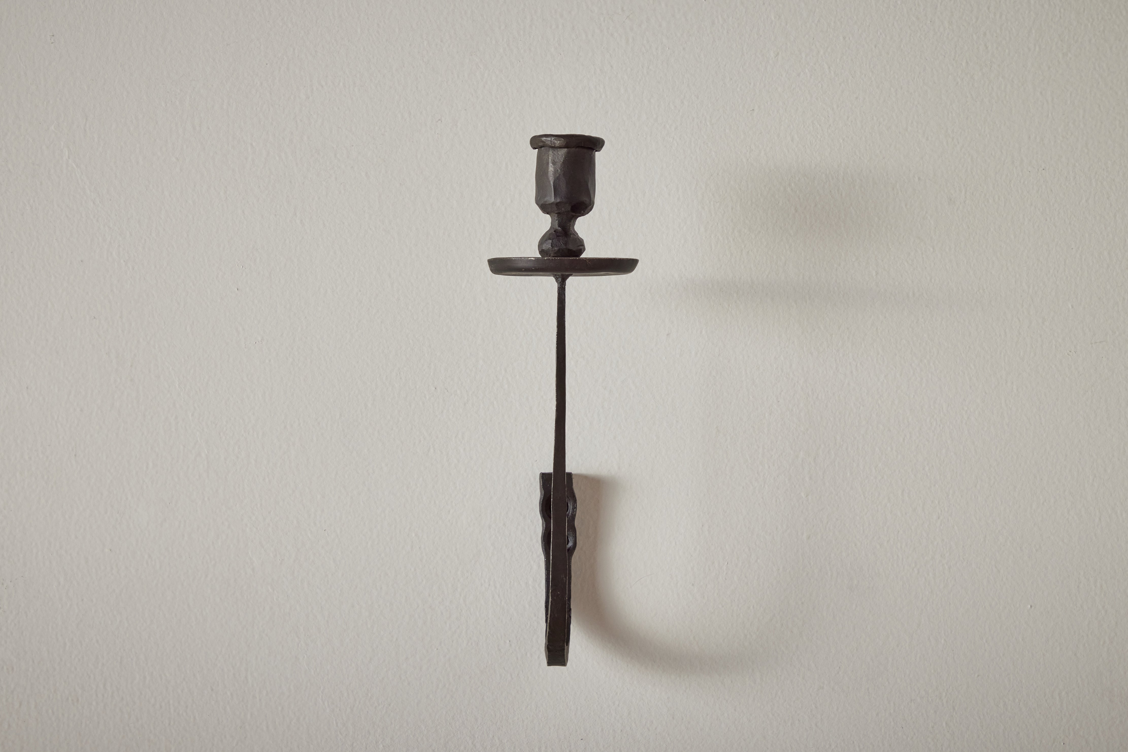 Nickey Kehoe Forged Iron Candle Wall Sconce