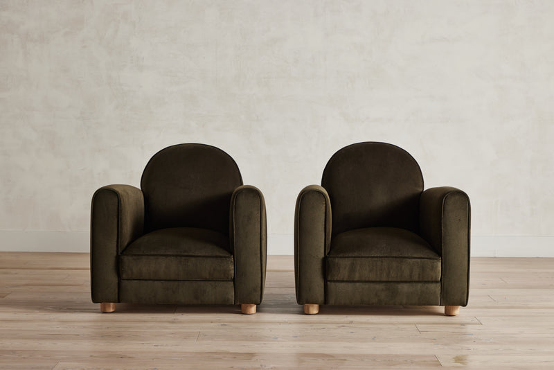 Nickey Kehoe French Club Chair - In Stock