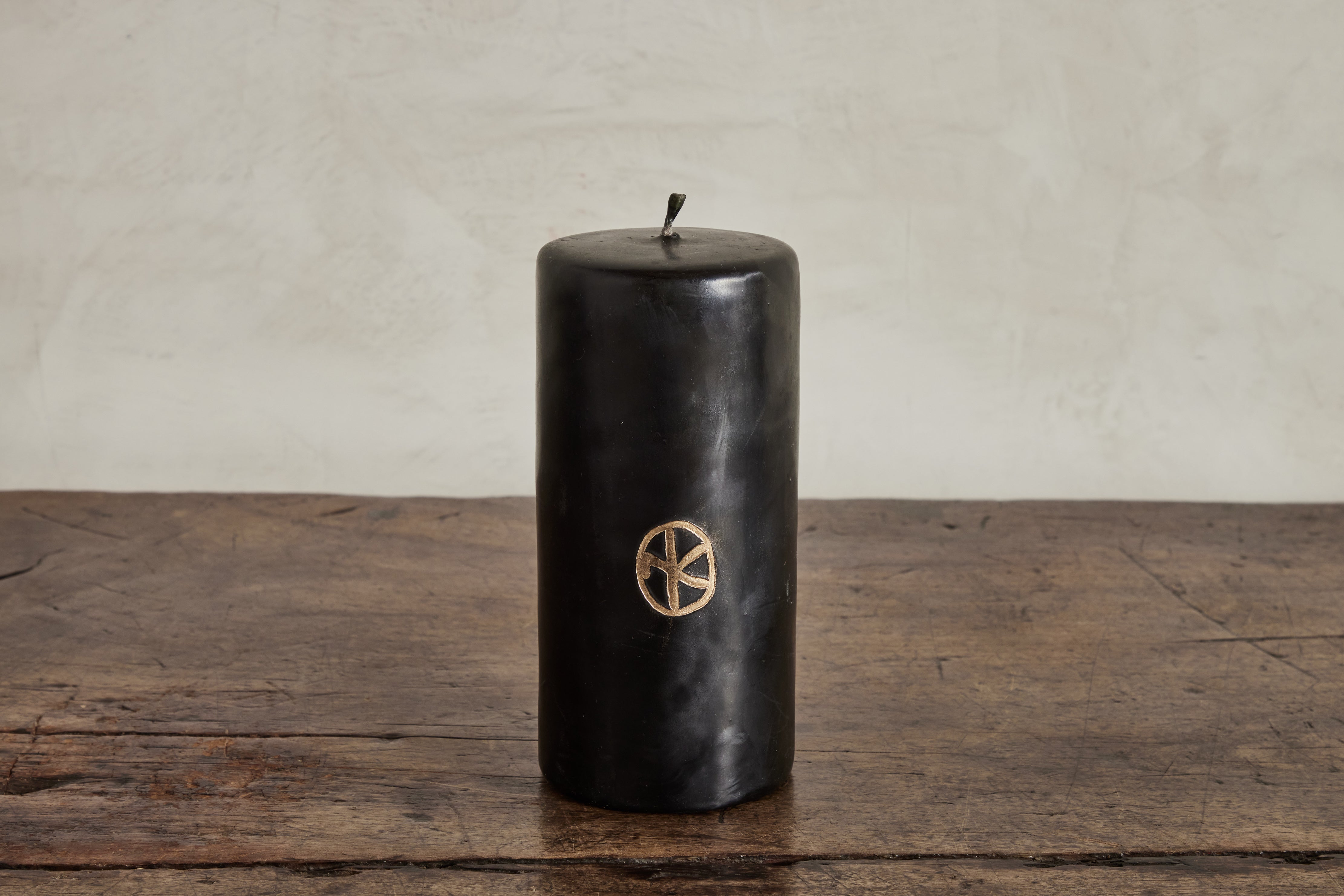 Nickey Kehoe Pillar Candle, Black