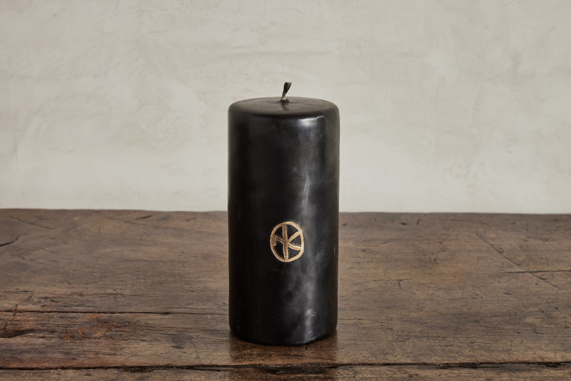 Nickey Kehoe Pillar Candle, Black