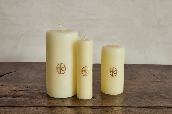 Nickey Kehoe Altar Candle, Ivory
