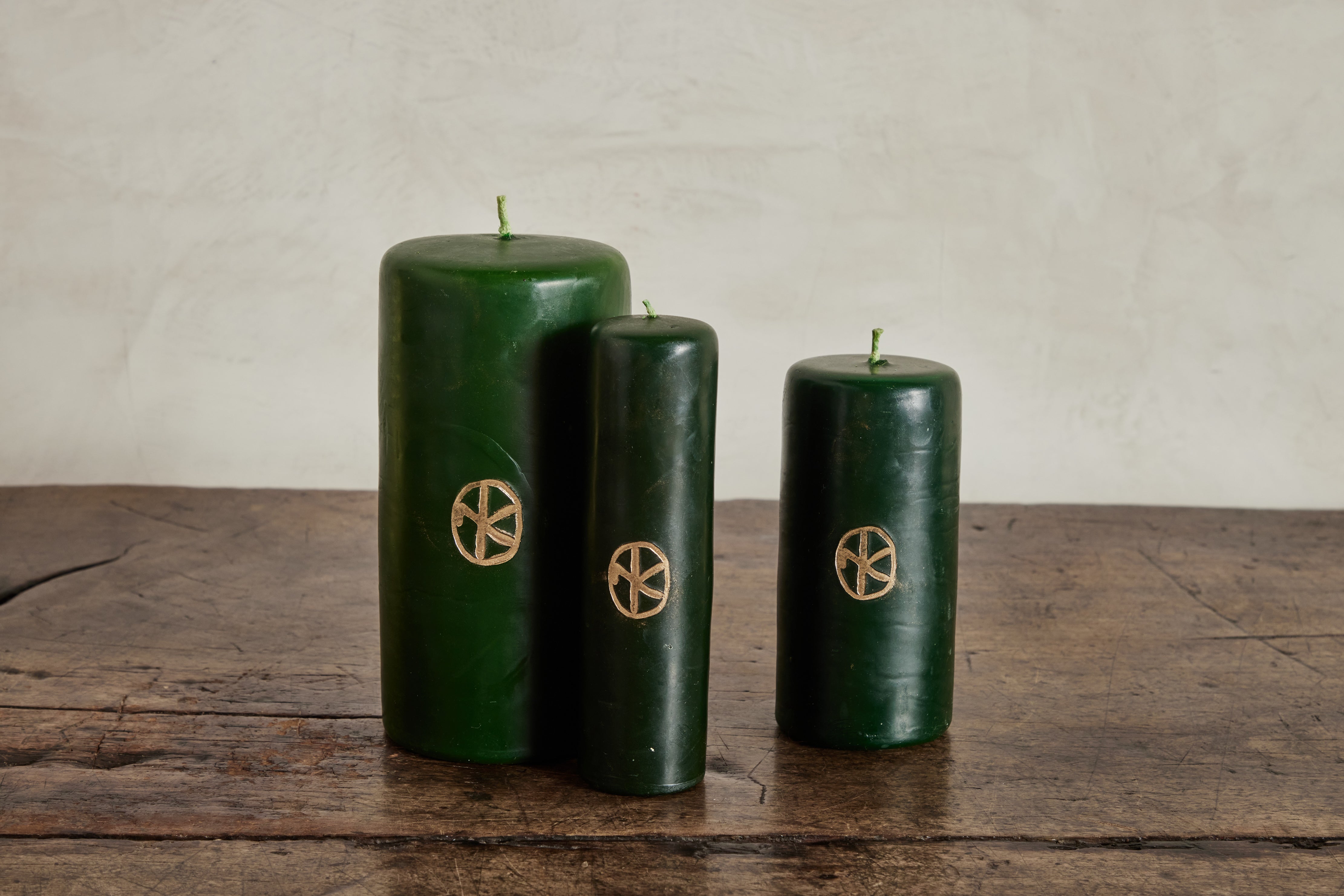 Nickey Kehoe Altar Candle, Green