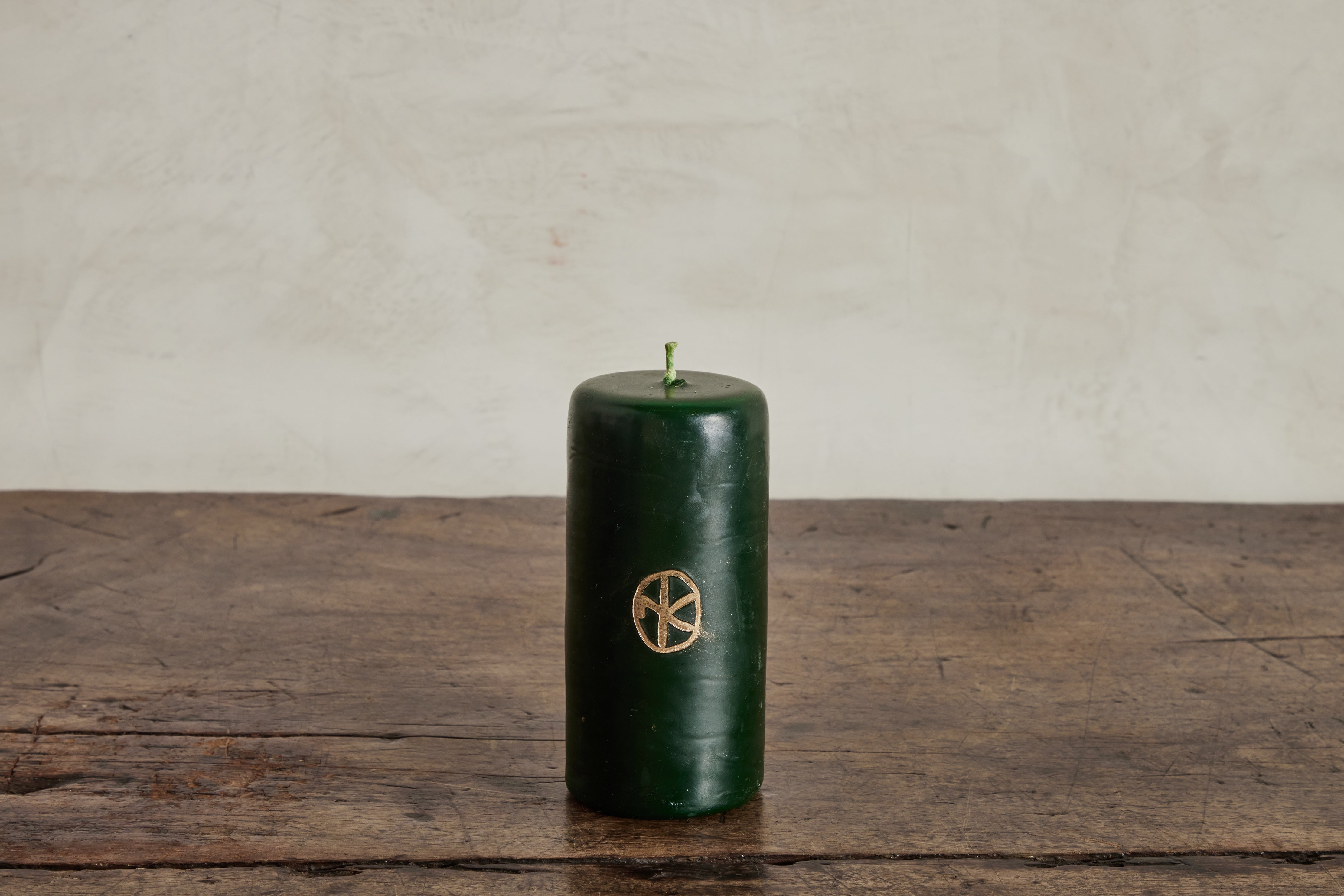 Nickey Kehoe Pillar Candle, Green
