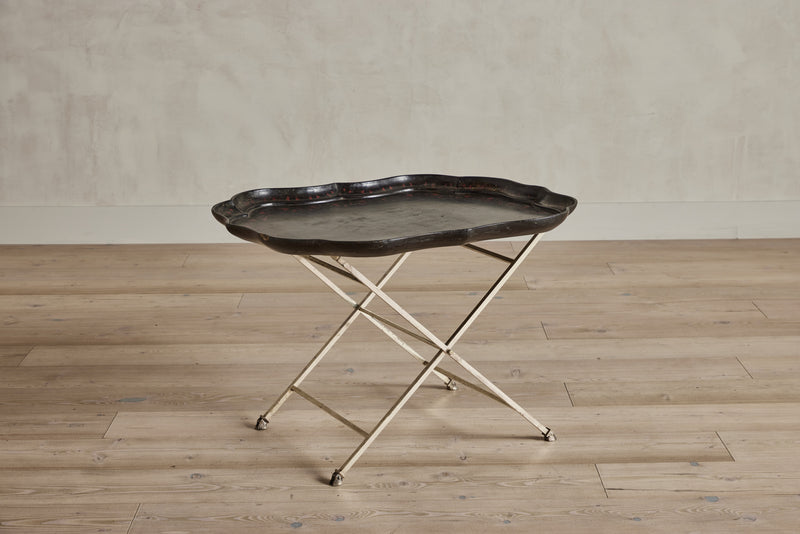 Painted Lacquer Tray Table