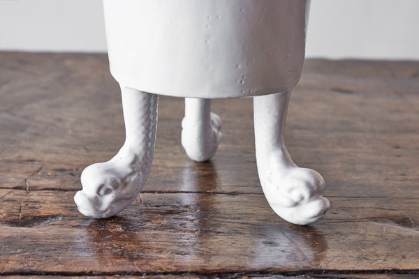 Astier de Villatte, Dragon Vase with Feet