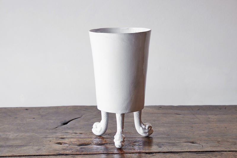 Astier de Villatte, Dragon Vase with Feet