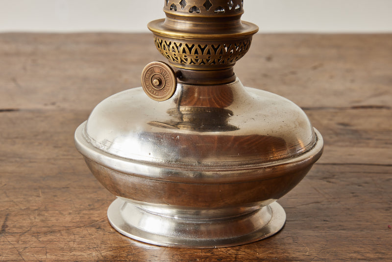 Match Pewter, Oil Lamp