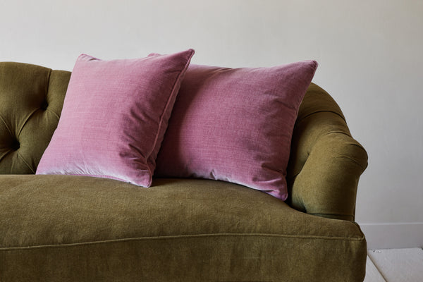 Nickey Kehoe Velvet Pillow, Pink