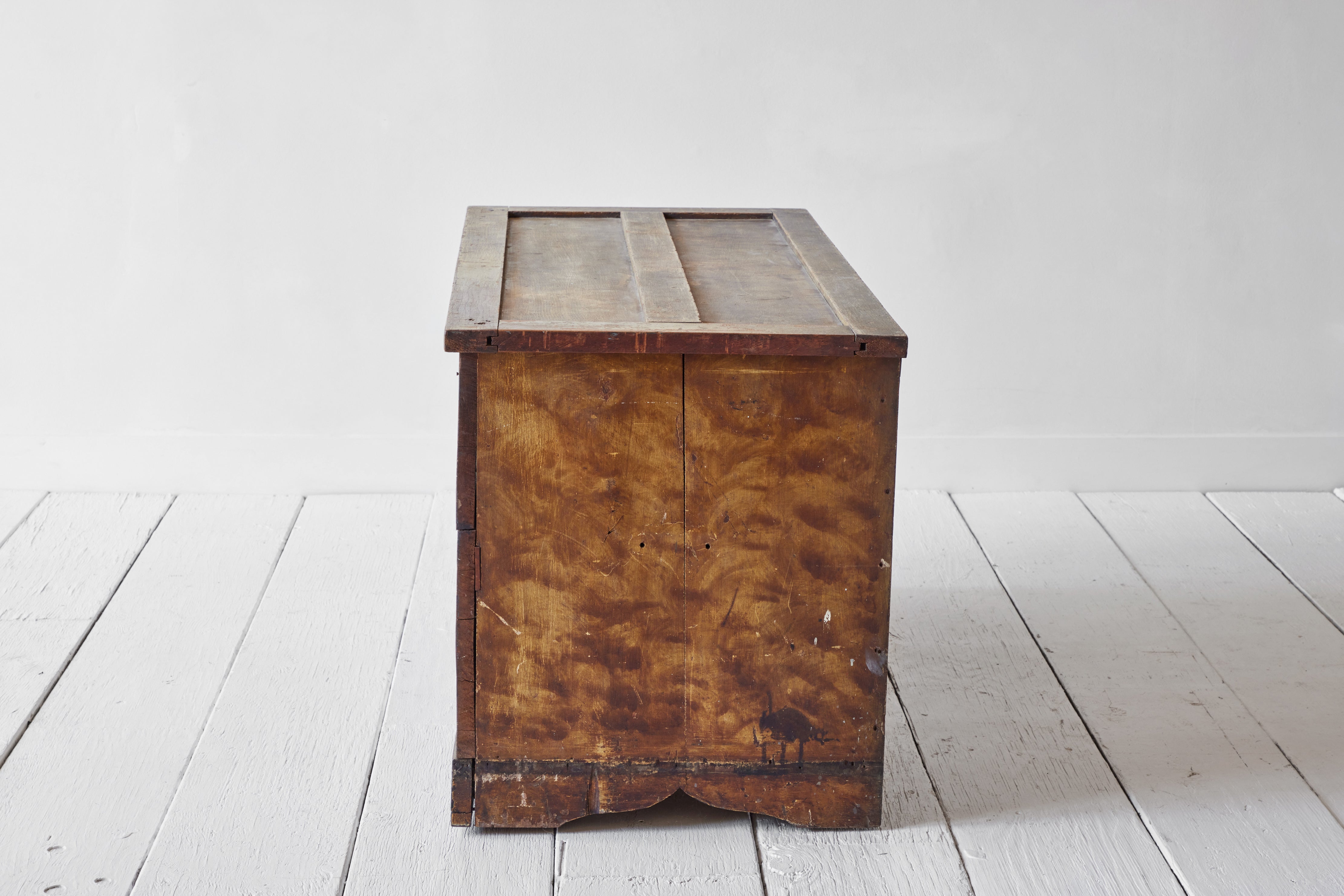 Vinegar Paint Blanket Chest