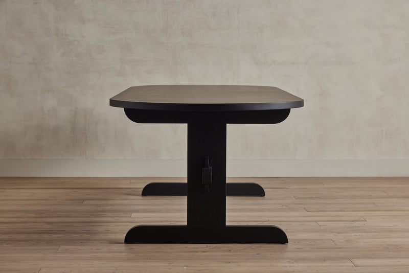 Nickey Kehoe 108" Oval Trestle Dining Table - In Stock