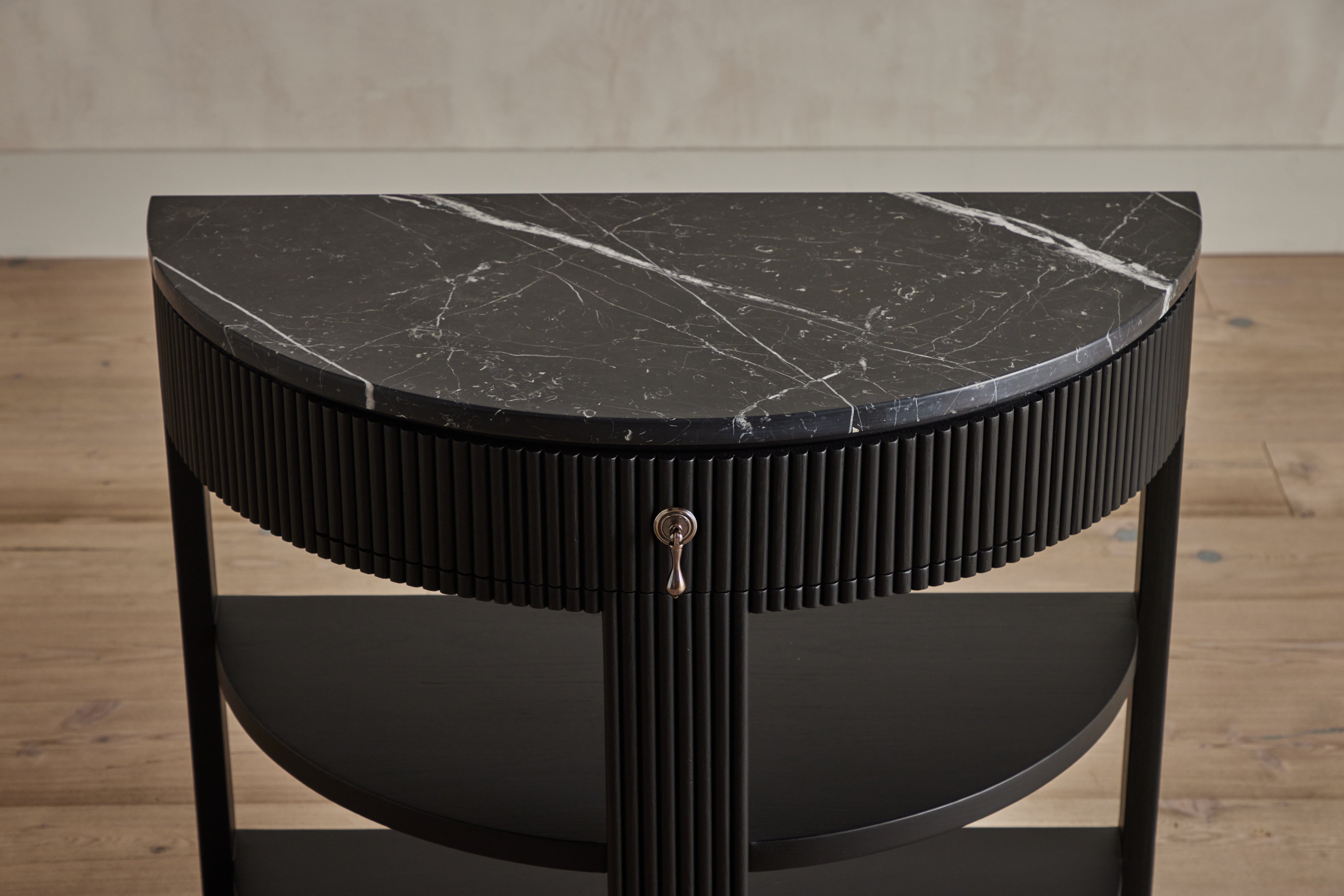 Nickey Kehoe Demilune Side Table - In Stock