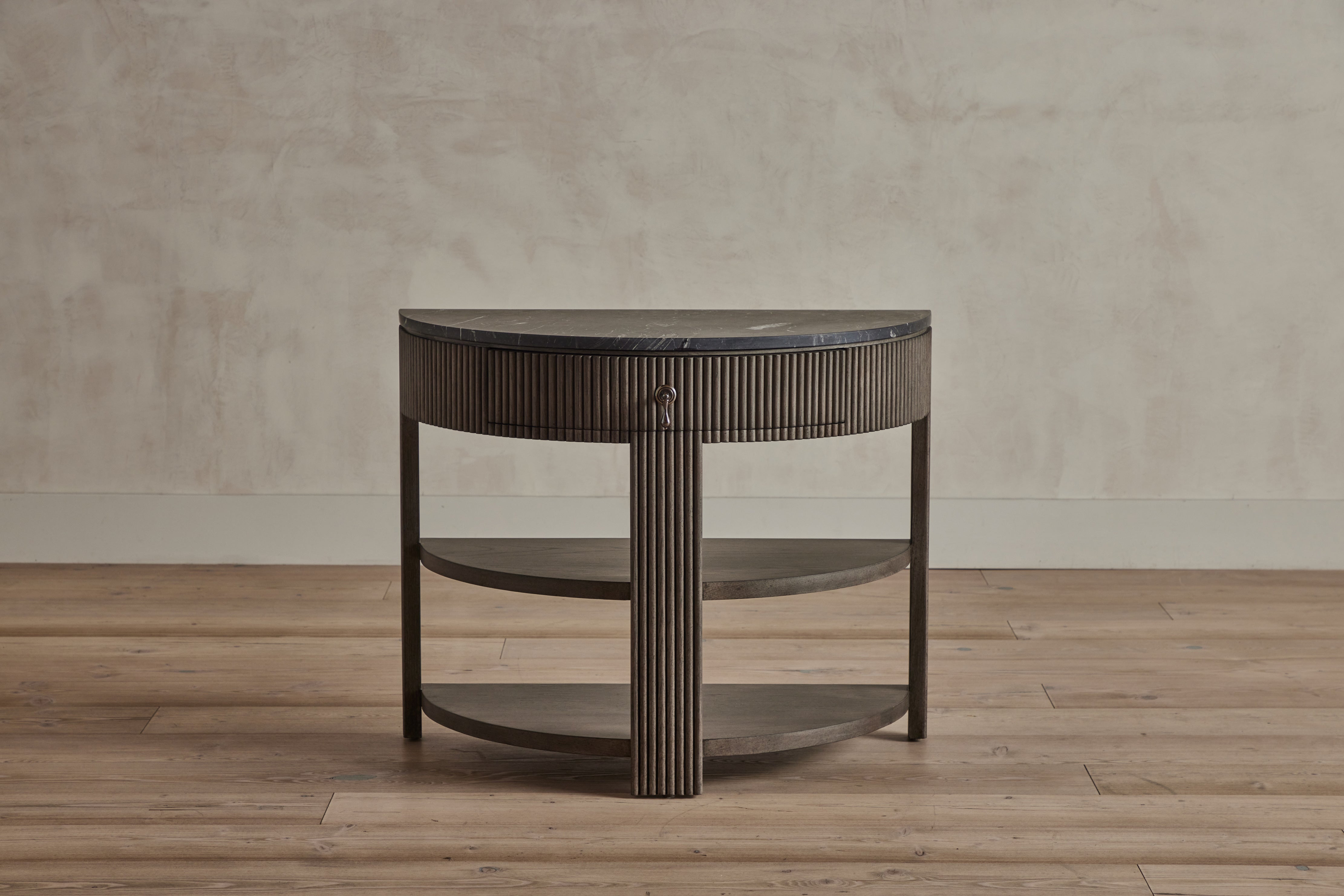 Nickey Kehoe Demilune Side Table - In Stock
