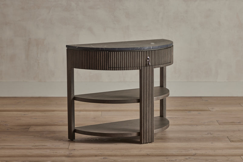 Nickey Kehoe Demilune Side Table - In Stock