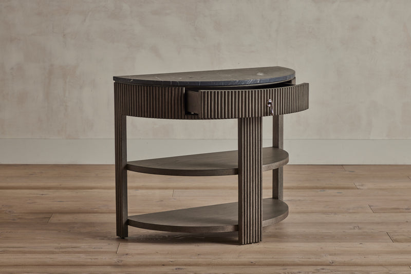 Nickey Kehoe Demilune Side Table - In Stock