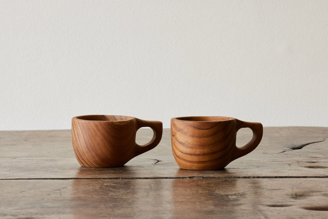 Teak Teacup