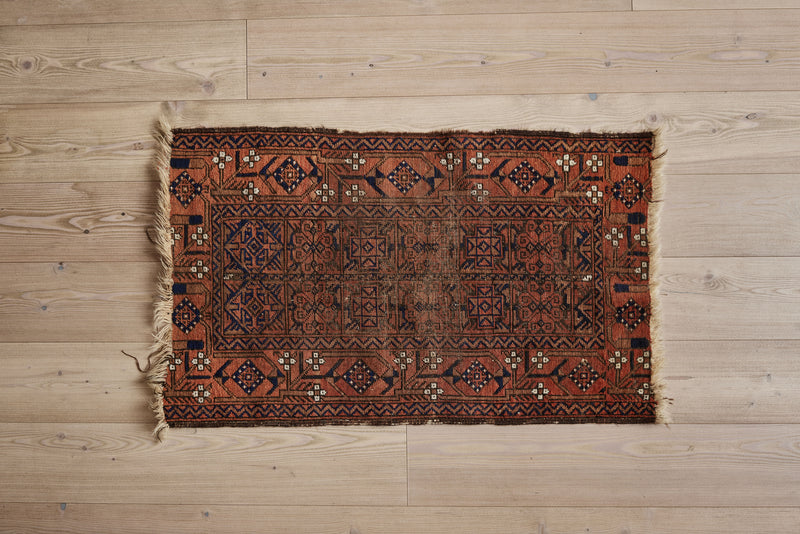 Antique Baluch Rug 2'3 x 3'7