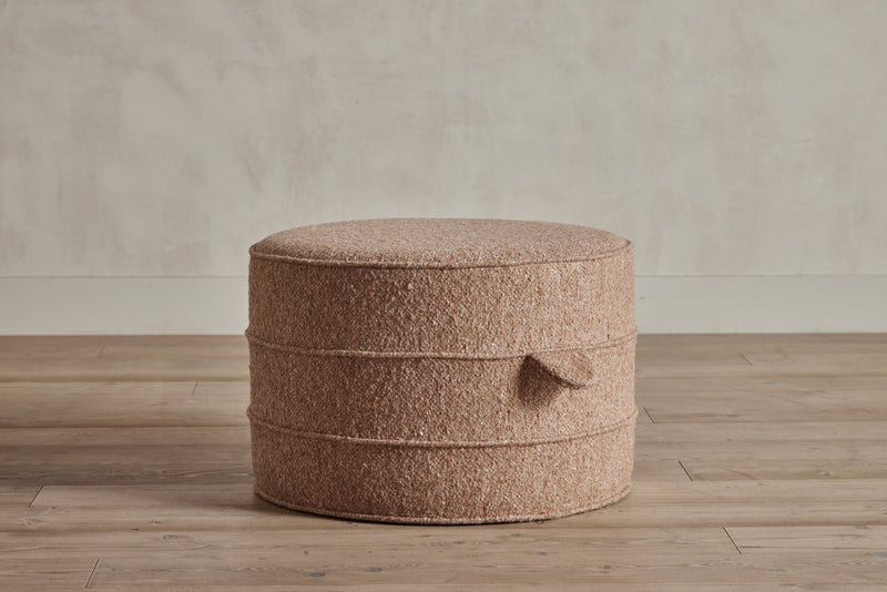 Nickey Kehoe 24" Round Hassock - In Stock