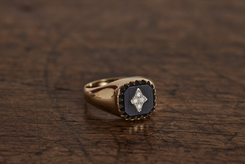 Pascale Monvoisin, Size 6 Pierrot Signet Ring
