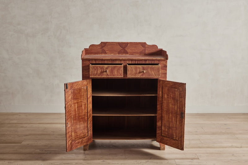 Grain Painted Jelly Cupboard