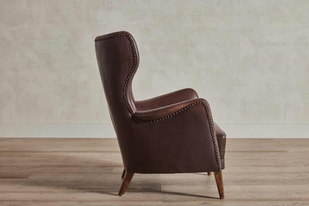 Danish High Back Chair