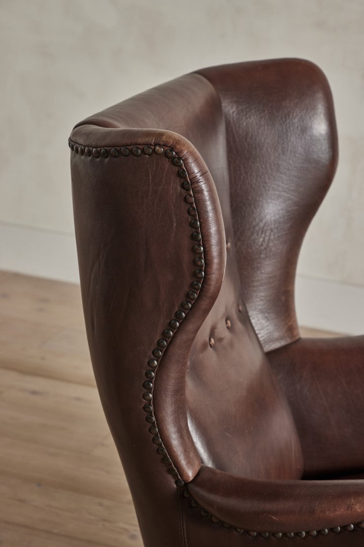 Danish High Back Chair