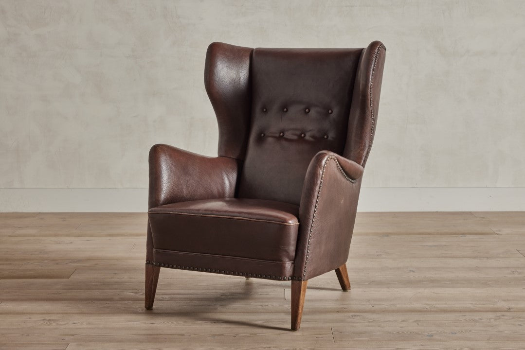 Danish High Back Chair