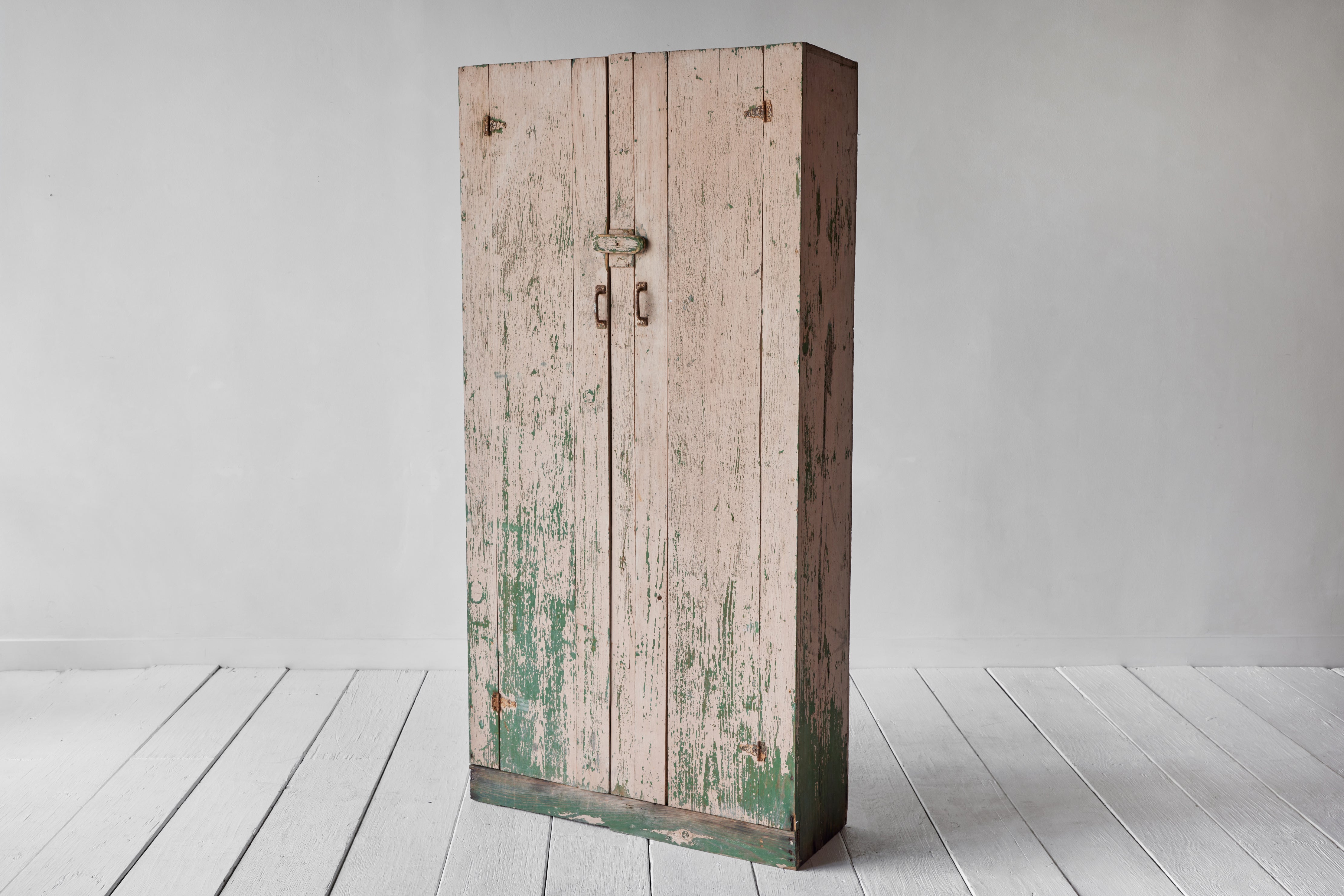 Early American Painted Two Door Cabinet