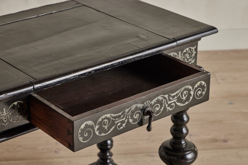 French Lacquered Hall Table