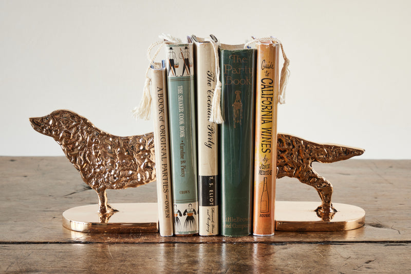 BRASS - vintage brass decorative accents bookends and iconic statues