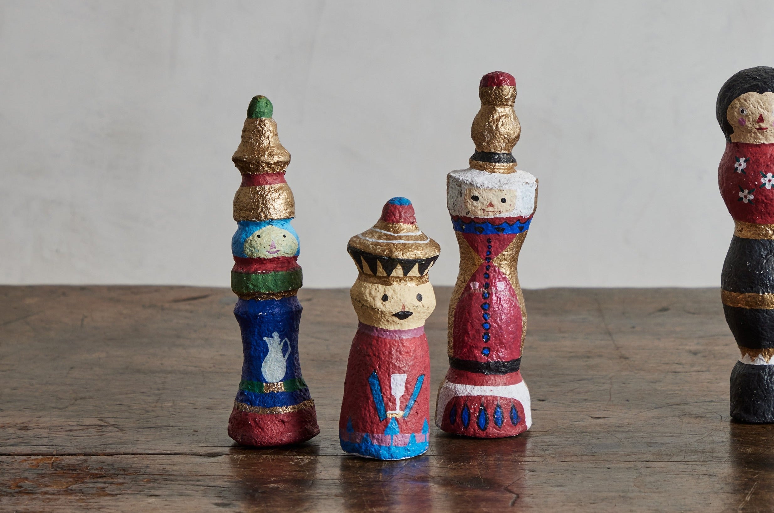 Paper Mache Nativity Set