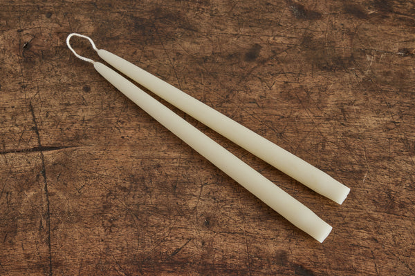 Taper Candles, Ivory