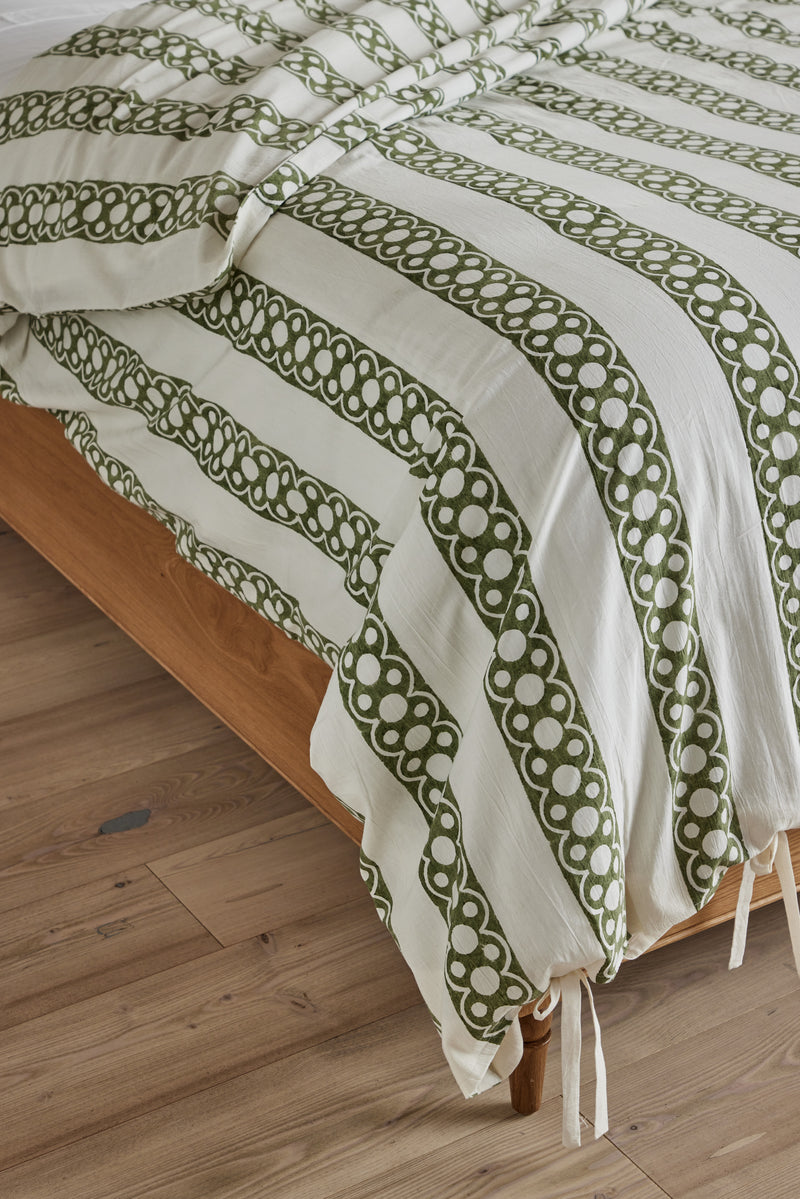 Les Indiennes, Nicole Duvet Cover