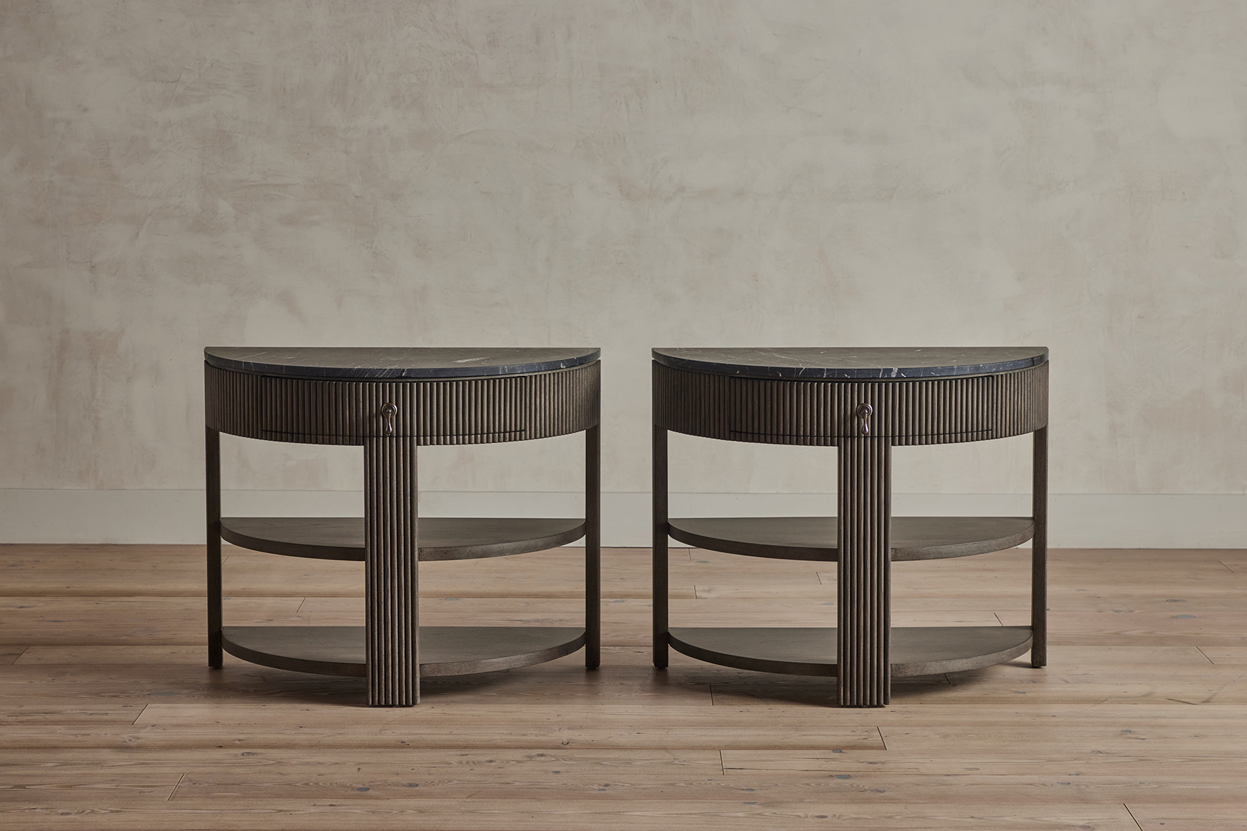 Nickey Kehoe Demilune Side Table - In Stock