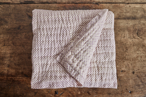 Nickey Kehoe, Sugarcube Lap Quilt in Lilac
