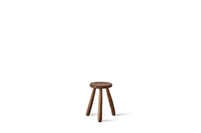 Brutalist Oak Stool